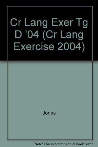 Stock image for Language Excercises: Level D (Cr Lang Exercise 2004) (Steck-Vaughn Language Exercises) for sale by BEST_TEXTBOOKS_DEALS