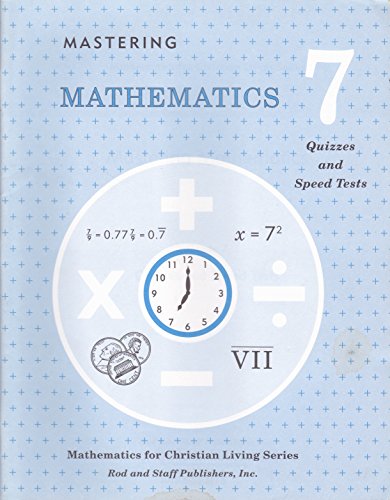 9780739904855: Mastering Mathematics 7 quizzes and speed tests