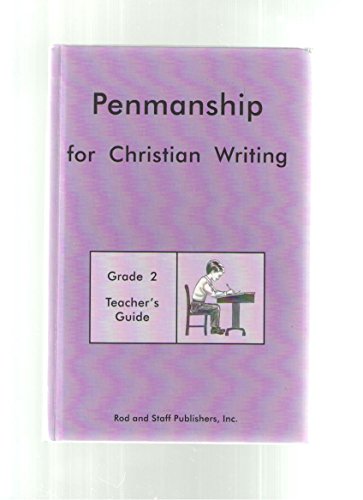 Penmanship for Christian Writing Grade 2 Teacher's Manual