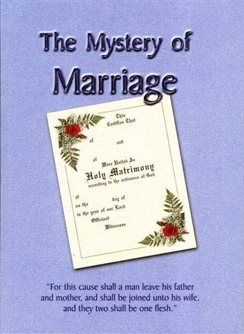 Stock image for The Mystery of Marriage for sale by Wonder Book