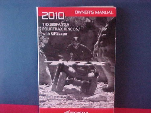 Imagen de archivo de Honda TRX680FA FGA Fourtrax Rincon, 2006-2010, ATV Factory Service Manual (HONDA Factory Service Manual) a la venta por HPB-Movies