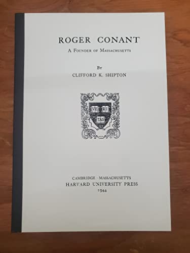 9780740413834: Roger Conant, Founder of Massachusetts