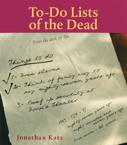 Beispielbild fr To-Do Lists of the Dead zum Verkauf von Goodwill