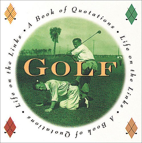 Imagen de archivo de Golf (Quote-A-Page) a la venta por Wonder Book