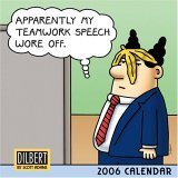 Dilbert: Apparently My Teamwork Speech Wore Off 2006 Mini Wall Calend (9780740752827) by Adams, Scott