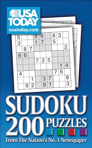 Beispielbild fr USA TODAY Sudoku: 200 Puzzles from the Nation's No. 1 Newspaper (USA Today Puzzles) (Volume 1) zum Verkauf von Wonder Book