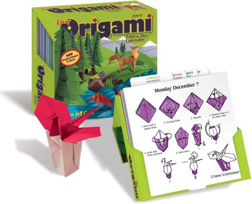 9780740771705: Easy Origami Fold-a-Day 2009 Calendar