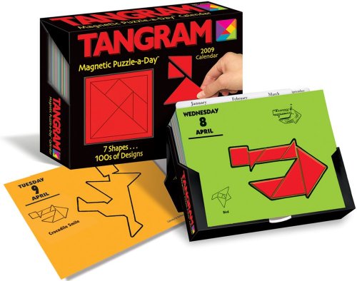 9780740771750: Tangram Magnetic Puzzle-a-day 2009 Calendar