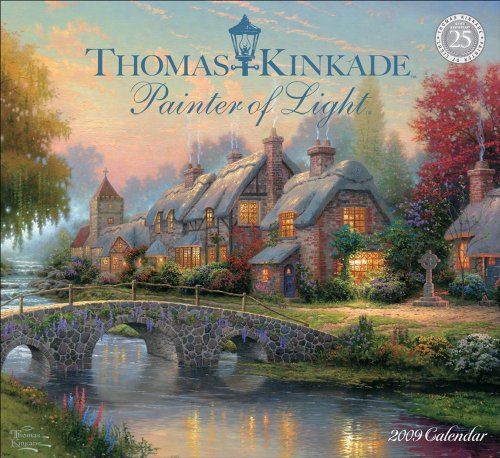 Stock image for Thomas Kinkade Painter of Light?: 2009 Wall Calendar for sale by Discover Books