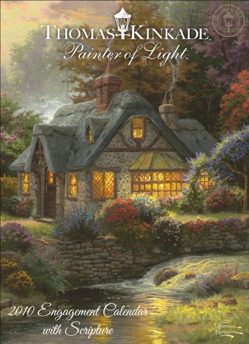 Stock image for Thomas Kinkade Painter of Light with Scripture: 2010 Engagement Calendar for sale by Discover Books