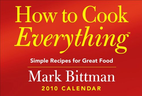 9780740782589: How to Cook Everything 2010 Calendar: Dtd