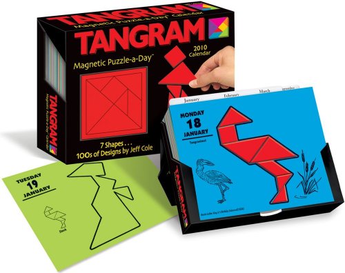 9780740783999: Tangram Magnetic Puzzle-a-Day: 2010 Day-to-Day Calendar