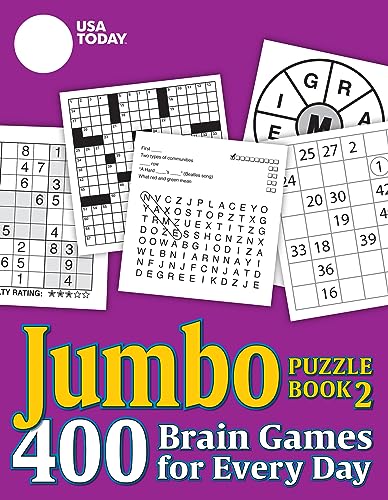 Beispielbild fr USA Today Jumbo Puzzle Book 2: 400 Brain Games for Every Day: 11 (USA Today Puzzles) zum Verkauf von WorldofBooks