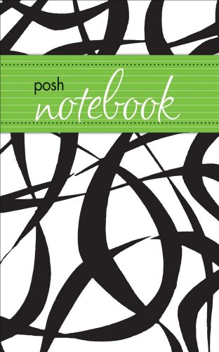 Posh Notebook: Black & White Flocked Abstract (9780740791741) by Andrews Mcmeel Publishing, Llc