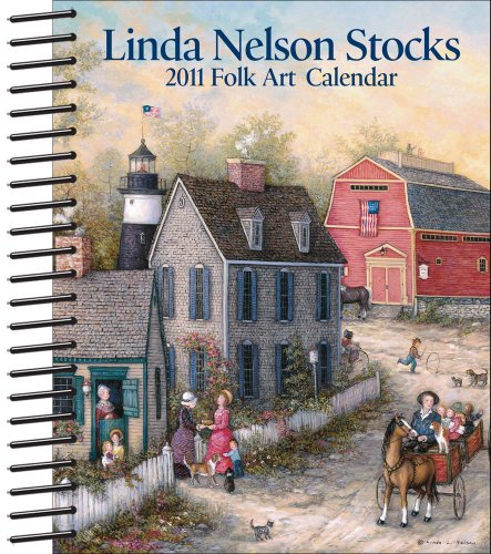 9780740796371: Linda Nelson Stocks Folk Art 2011 Desk Diary