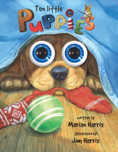 Beispielbild fr Ten Little Puppies Board Book : An Eyeball Animation Book zum Verkauf von Better World Books