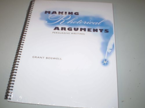 Stock image for Making Rhetorical Arguments, Persuasive Writing (BYU) for sale by ThriftBooks-Dallas