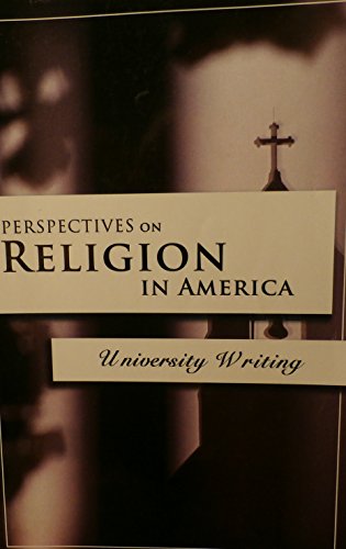 9780740932137: Perspectives on Religion in America (New BYU Edition)