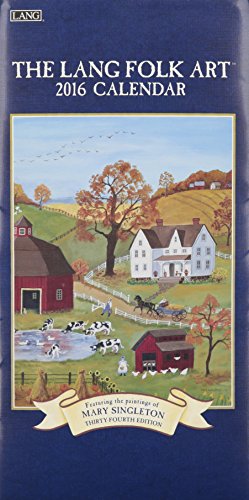 9780741250582: The Lang Folk Art 2016 Verticle Calendar