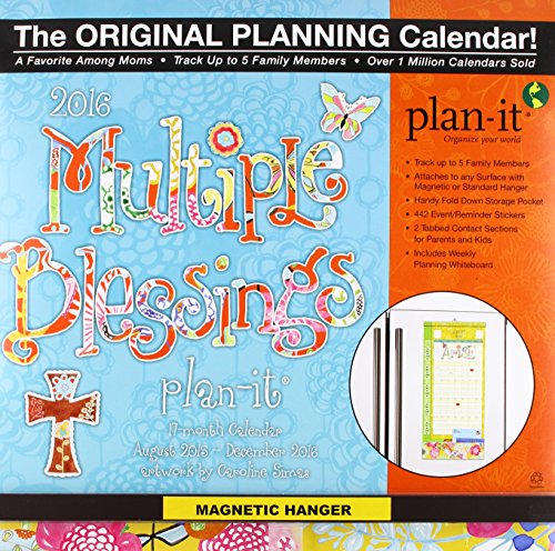 Imagen de archivo de Multiple Blessings Plan-It Plus 2016 Cal: Magnetic Hanger Included, 17 Month a la venta por Revaluation Books