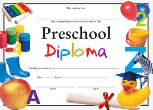 Preschool Diploma Fit-in-a-Frame Award (9780742403451) by Carson-Dellosa Publishing