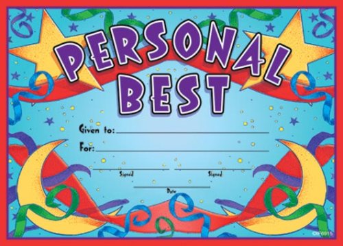 Personal Best Fit-in-a-Frame Award (9780742403512) by Carson-Dellosa Publishing