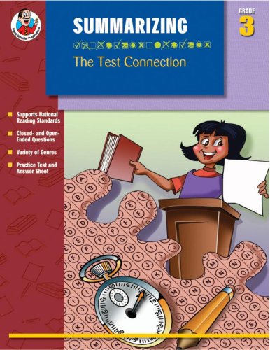 Imagen de archivo de Summarizing: The Test Connection Grade 3 a la venta por Old Friends Books