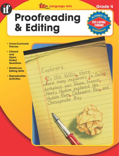 9780742427549: 100+ Series Proofreading & Editing, Grade 4 (The 100+ Series™)