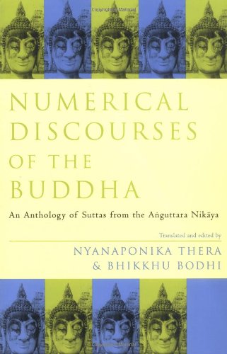 Stock image for Numerical Discourses of the Buddha; Anguttara Nikaya. for sale by Bucks County Bookshop IOBA