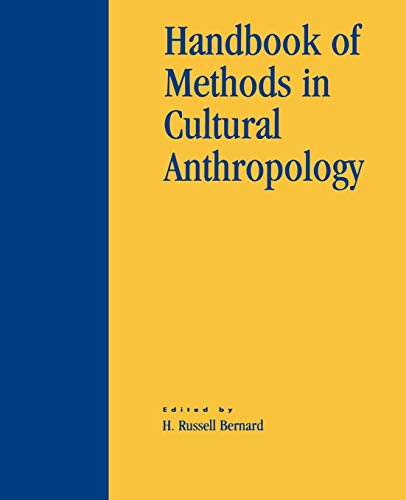 Beispielbild fr Handbook of Methods in Cultural Anthropology zum Verkauf von Wonder Book