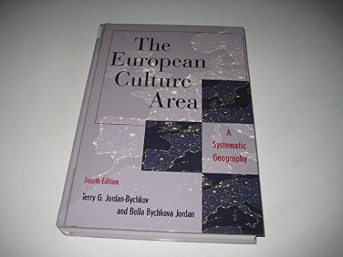 Imagen de archivo de The European Culture Area : A Systematic Geography a la venta por Better World Books