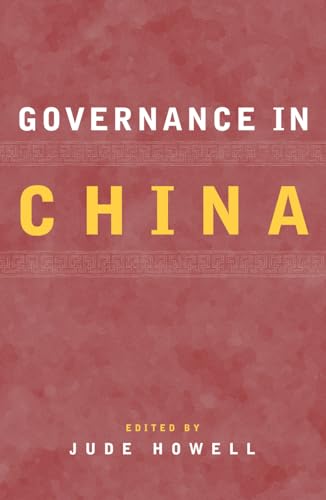 Imagen de archivo de Governance in China a la venta por ThriftBooks-Dallas