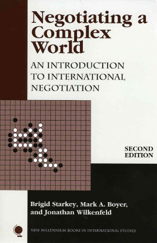 Beispielbild fr Negotiating a Complex World: An Introduction to International Negotiation: An Introduction to International Negotiation zum Verkauf von ThriftBooks-Atlanta