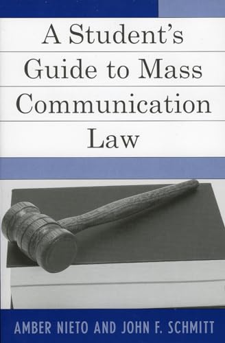 Beispielbild fr A Student's Guide to Mass Communication Law zum Verkauf von POQUETTE'S BOOKS