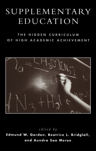 Imagen de archivo de Supplementary Education: The Hidden Curriculum of High Academic Achievement a la venta por Ergodebooks