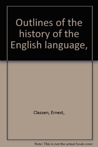 9780742640634: Outlines of the history of the English language,