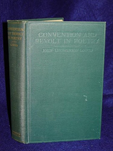 Imagen de archivo de Convention and Revolt in Poetry a la venta por Redux Books