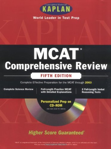 9780743201865: Kaplan McAt Comprehensive Review (Mcat (Kaplan) (Book and CD Rom).)