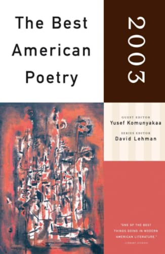 9780743203883: The Best American Poetry 2003: Series Editor David Lehman