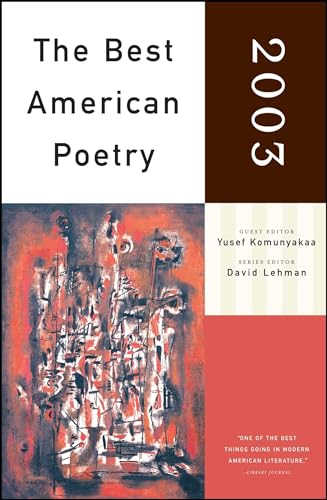 Stock image for The Best American Poetry 2003: Series Editor David Lehman for sale by nelsons books