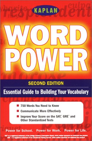 Beispielbild fr Kaplan Word Power, Second Edition: Empower Yourself! 750 Words for the Real World zum Verkauf von ThriftBooks-Dallas