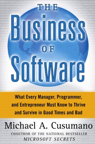 Imagen de archivo de The Business of Software: What Every Manager, Programmer, and Entrepreneur Must Know to Thrive and Survive in Good Times and Bad a la venta por SecondSale