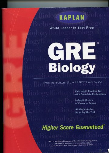 Stock image for Kaplan GRE Biology for sale by Ergodebooks