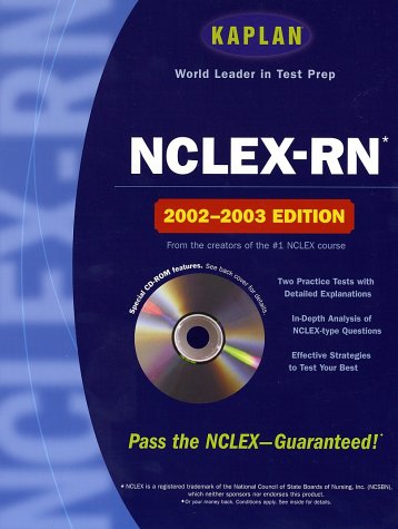 Beispielbild fr Kaplan NCLEX, 2002-2003 zum Verkauf von Better World Books