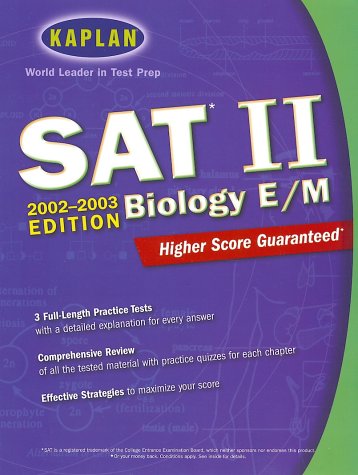 9780743232968: Kaplan SAT II Biology 2002-2003