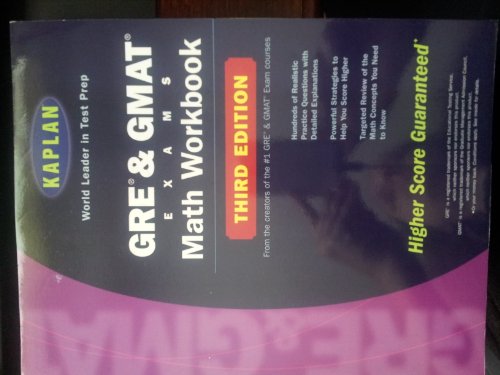 Imagen de archivo de GRE/GMAT Math a la venta por Better World Books