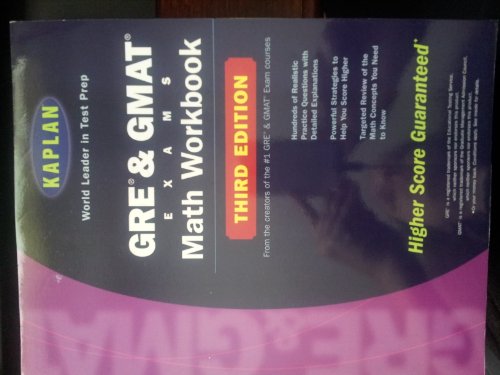 9780743233545: Kaplan Gre & Gmat Exams: Math Workbook