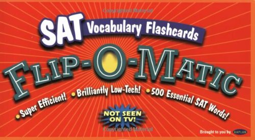 9780743235228: Sat Vocabulary Flashcards Flip-O-Matic