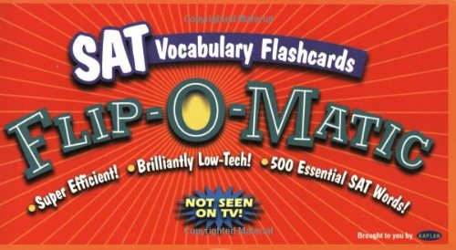 Stock image for Kaplan SAT Vocabulary Flashcards Flip-O-Matic for sale by ThriftBooks-Dallas