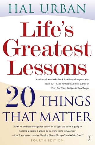 Beispielbild fr Life's Greatest Lessons: 20 Things That Matter zum Verkauf von SecondSale